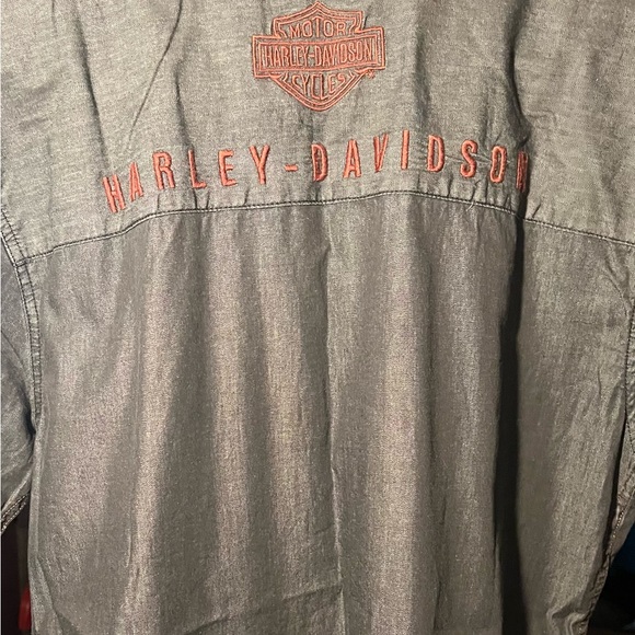 Harley Davidson Short Sleeve Button Up - Picture 4 of 7